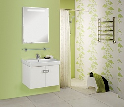 Акватон Мебель для ванной "Оптима 70" белая – фотография-2